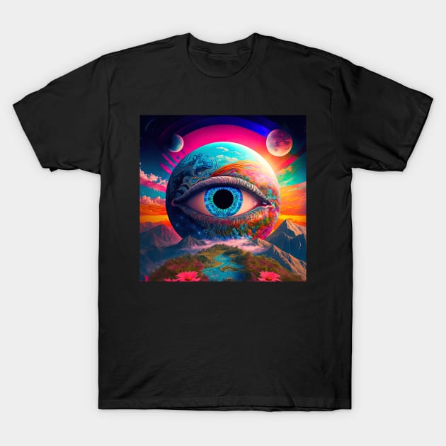 Planet of the Eye T-Shirt by Neurotic